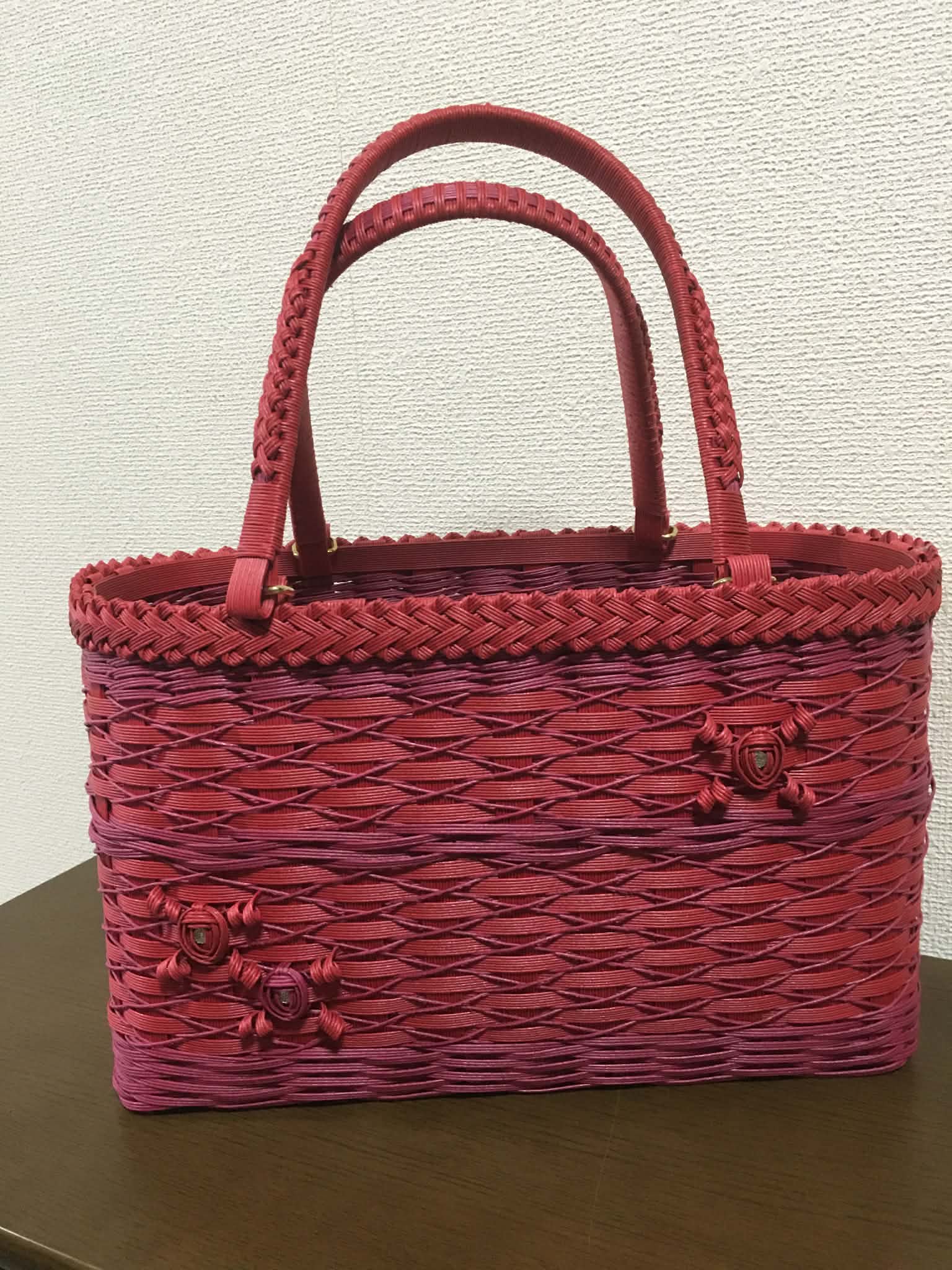 お出かけ用カゴバッグ