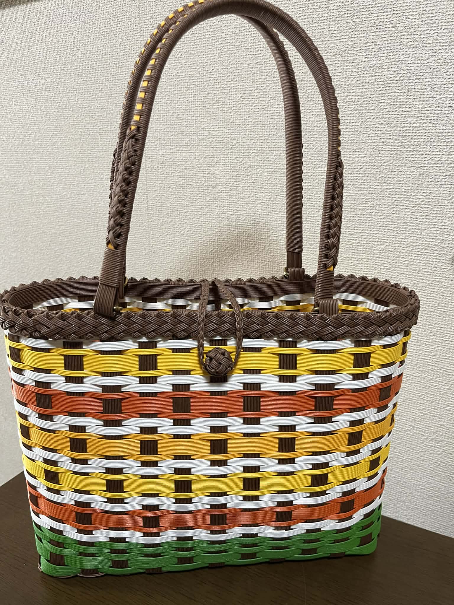 お出かけ用カゴバッグ