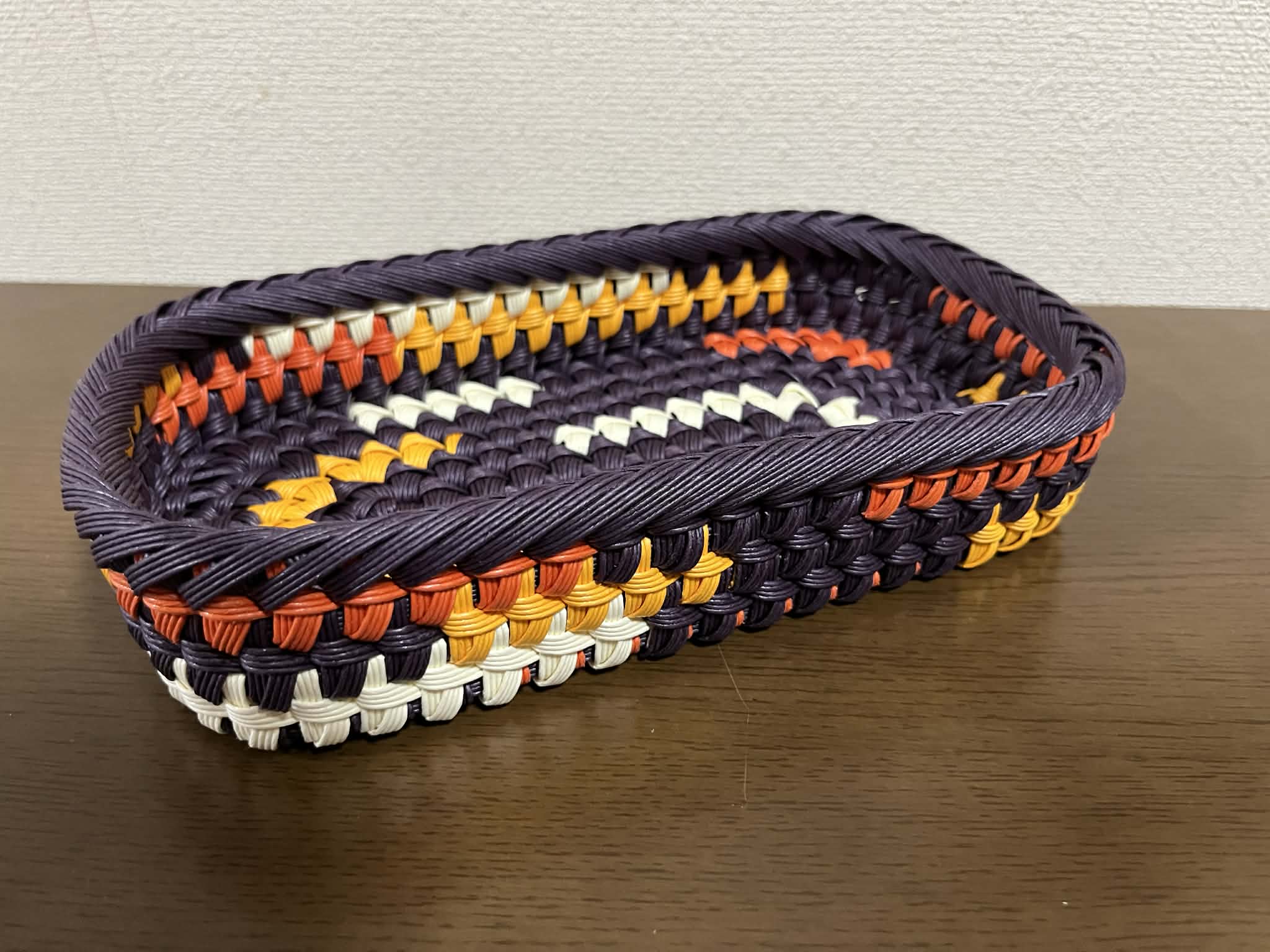 トレイ（コイリング編み）